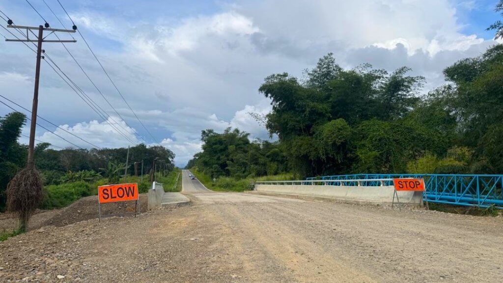 Bridge completed and opened to traffic.