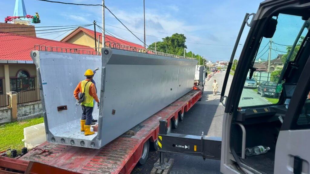 DURA® UBG2500 segments have arrived on site.