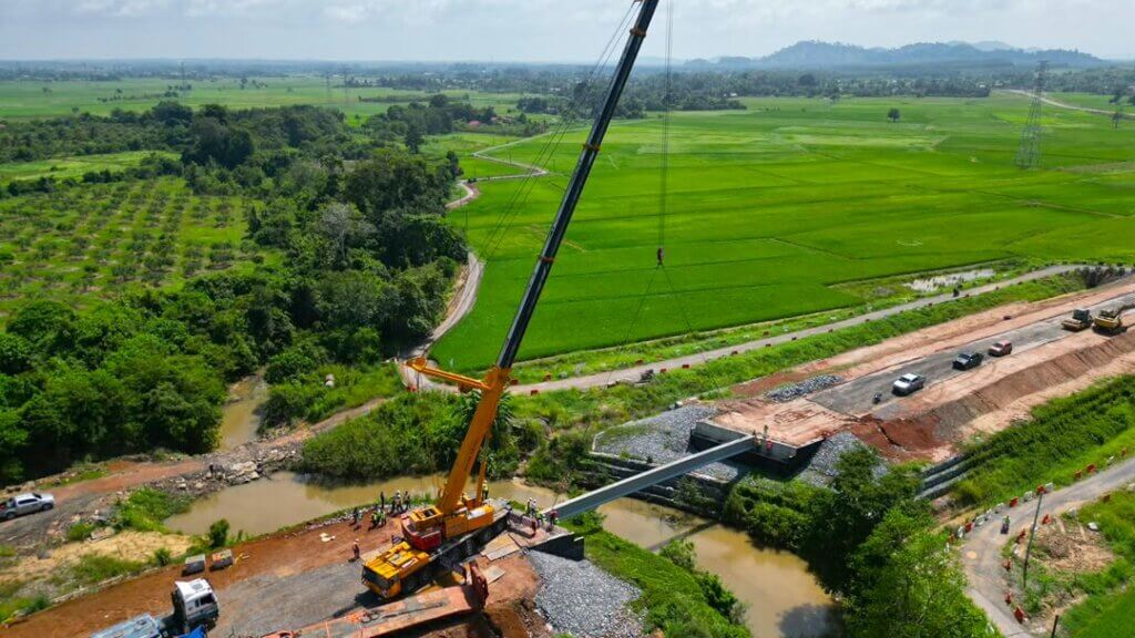 DURA® IB1500 beam lifting and installation.